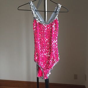 NEW Pink sequinned dance costume!